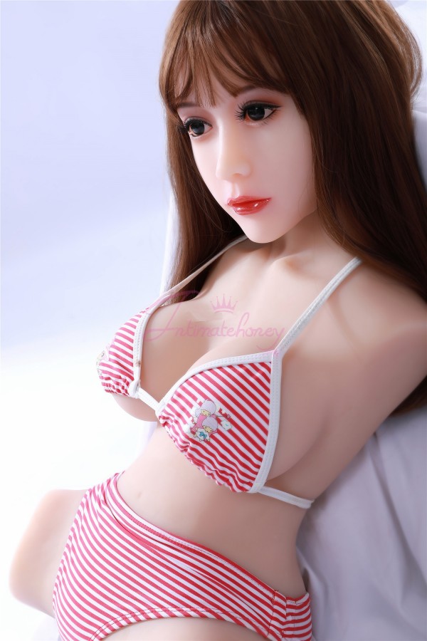 Nieuwste realistische 3D half lichaam volledige siliconen sekspop met mooi gezicht