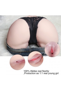 MIMI 11 kg Lifelike Masturbator Sex Doll with Big Ass Tight Canals for Men Masturbation Vagina Anal Sex