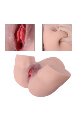 INGRID Masturbatore realistico Bambola del sesso con culo grosso Canali stretti per uomini Masturbazione Vagina Sesso anale
