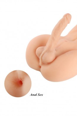 Silicone Lady Boy Sex Doll avec 18cm Penis & Big Breast