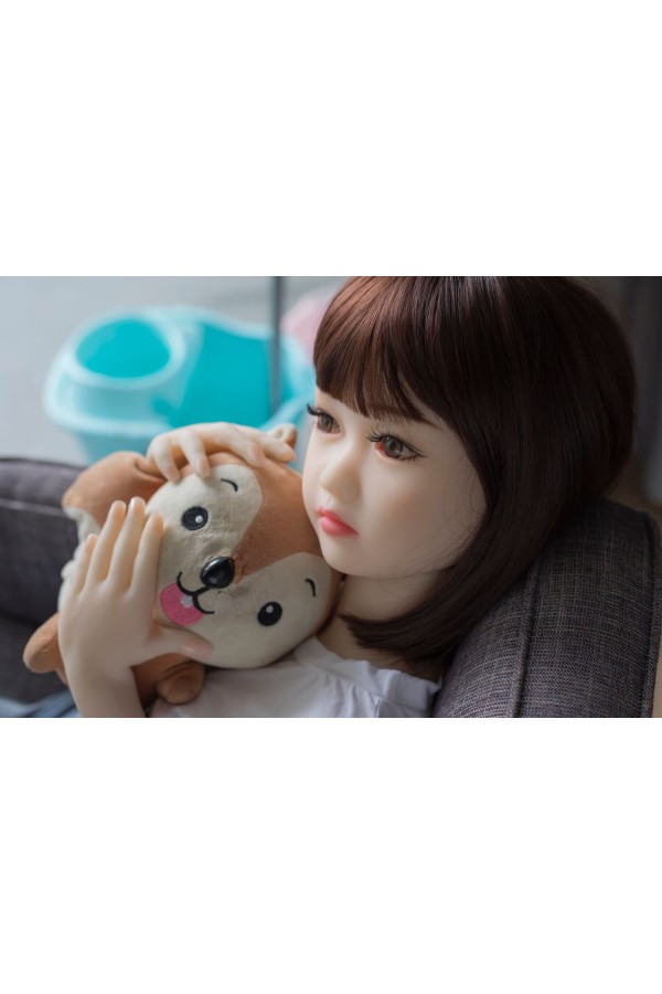 Ida Cute Little Girls with Small Chest TPE Silicone Mini Sex Doll for Men 4.1ft (125cm)